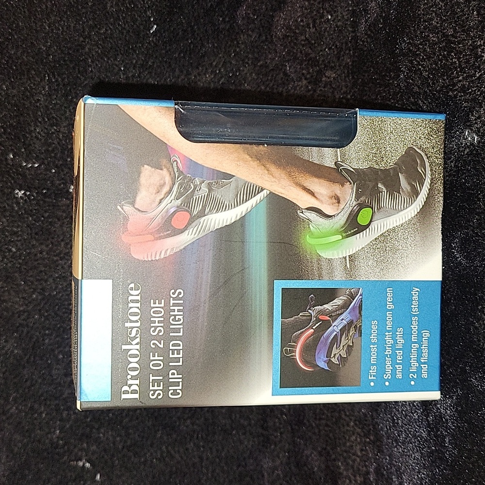 Brookstone Set of 2 Shoe Clip LED Lights